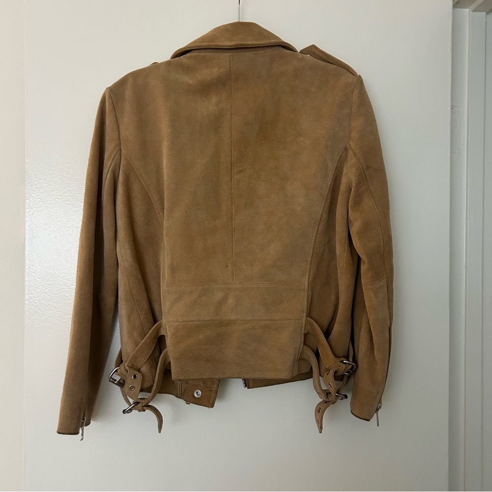 OAK NYC Tan Suede Women's Jacket - Picture 4 of 8